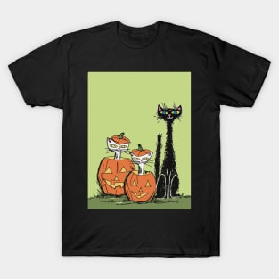Cats in Pumpkins T-Shirt